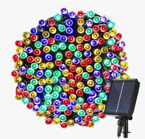 Luces LED Solares Navideñas Multicolor 300 LED