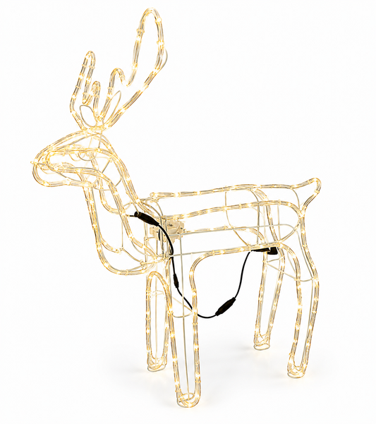Reno Navideño Luminoso LED con Cable (90 cm)
