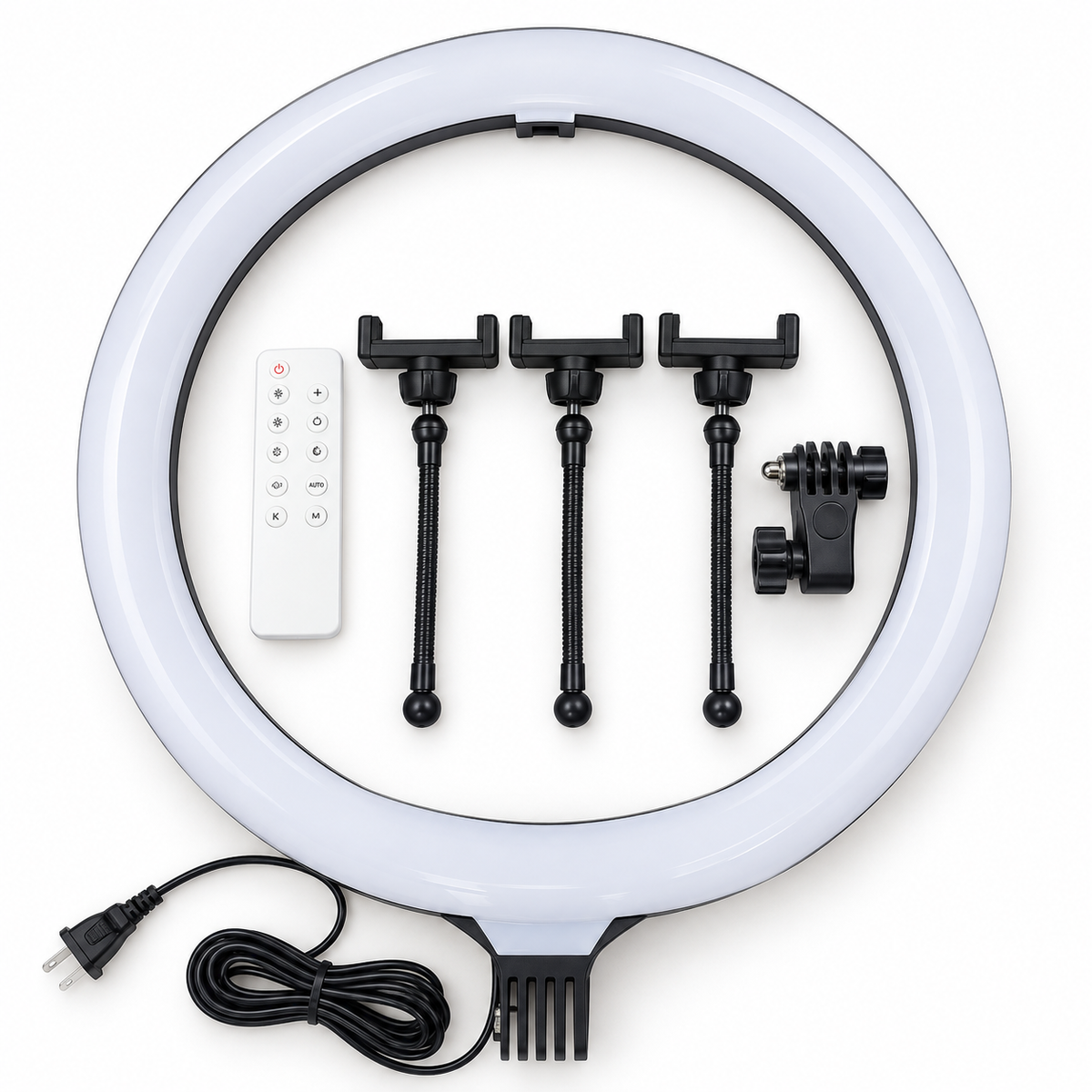 Aro de luz LED 18 pulgadas con trípode