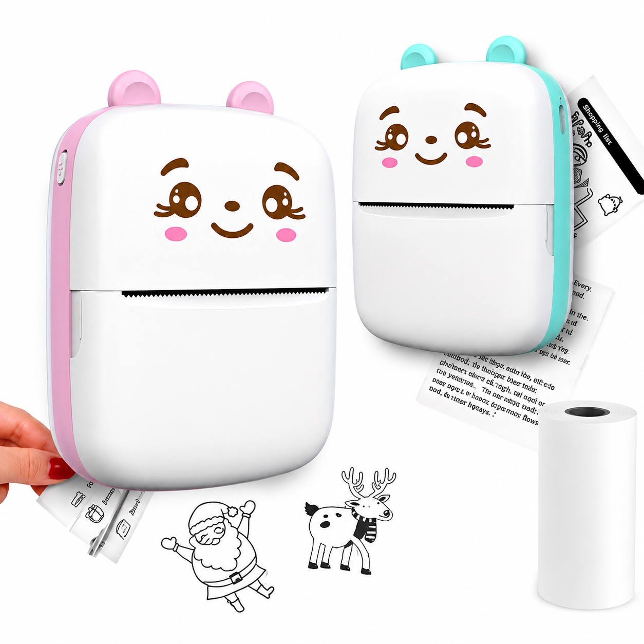 Mini Impresora Portátil Recargable Térmica Bluetooth