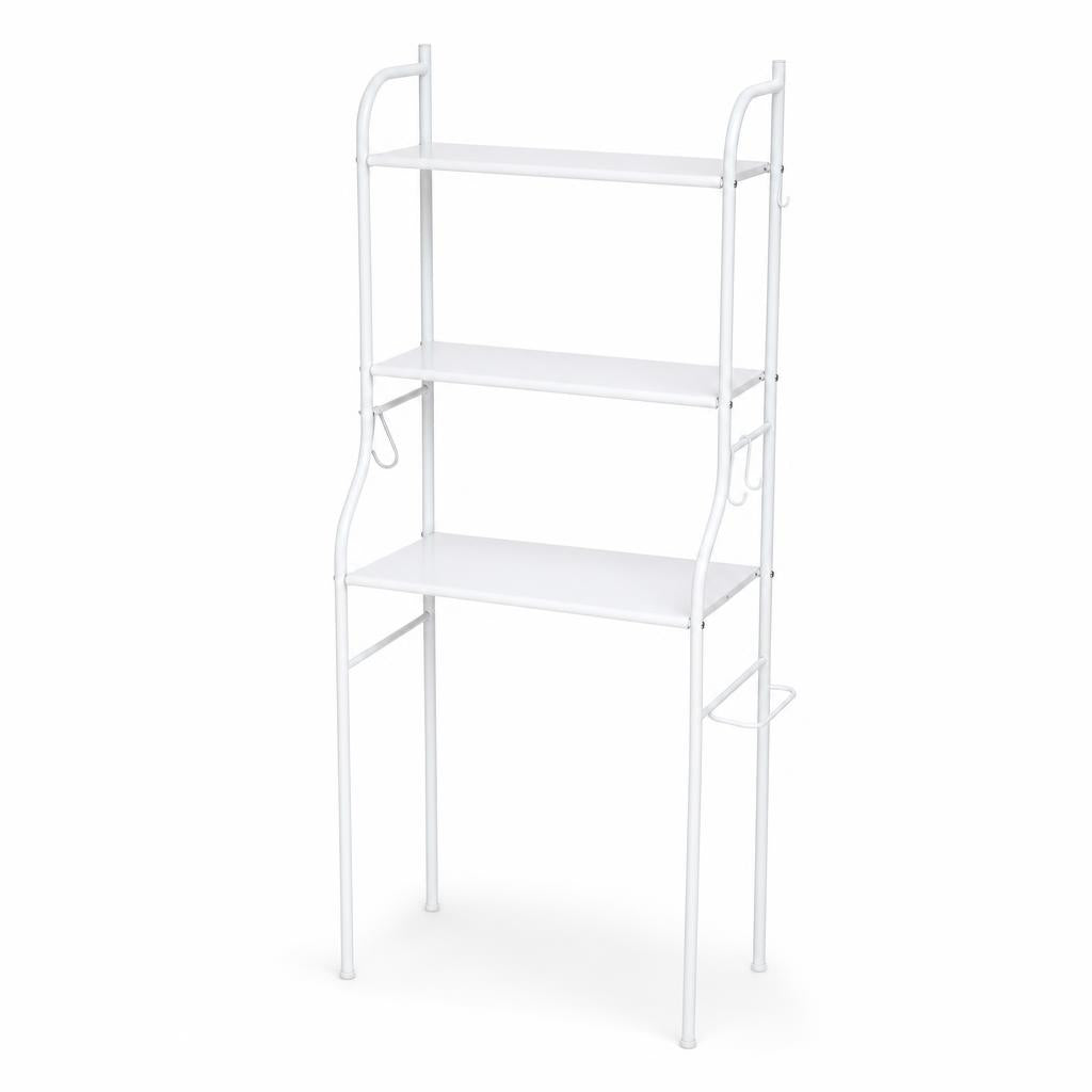 Organizador de baño de 3 niveles para encima del inodoro, vacío, foto de estudio
