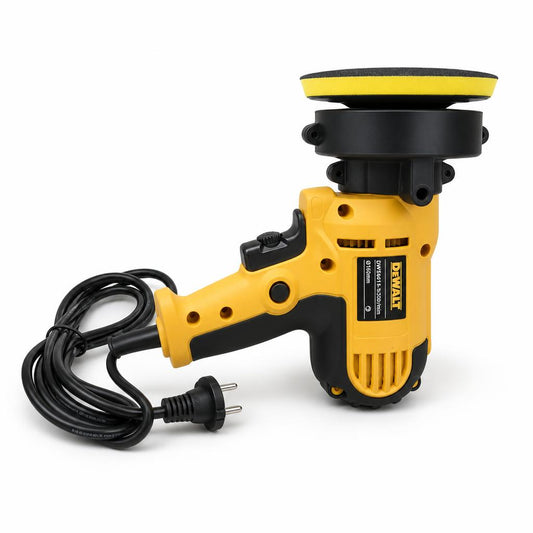 Pulidora de auto DEWALT DWE6401, fondo blanco