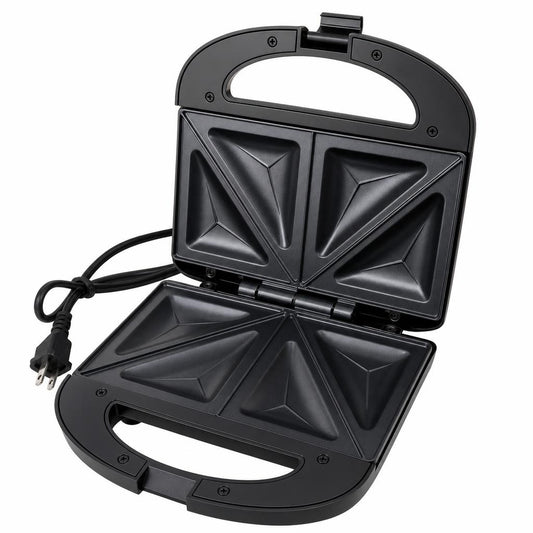 Sandwichera J&M abierta con placas triangulares